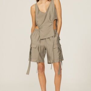 LAPOINTE Crinkle Modal Top